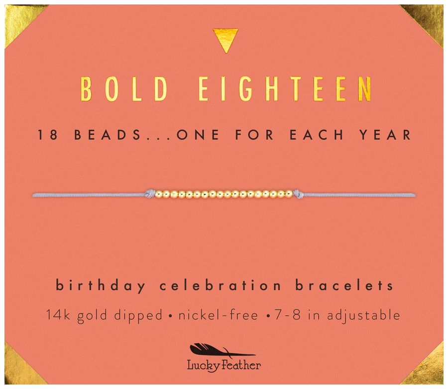 Milestone Bracelet, Bold Eighteen
