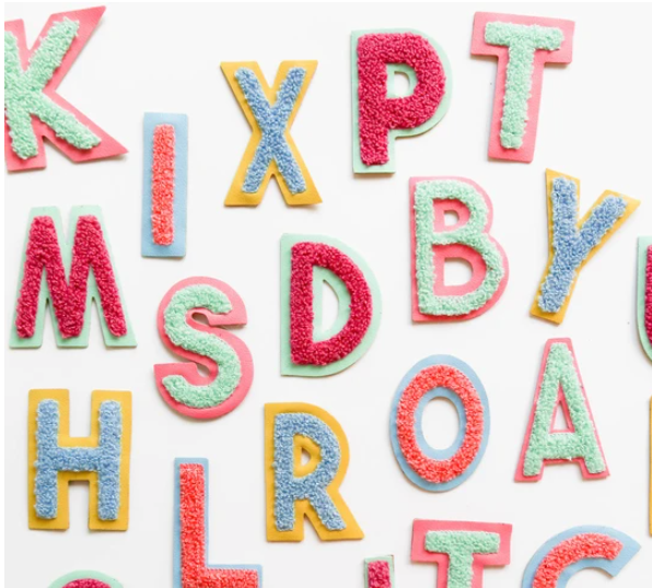 Alphabet Letter Patches