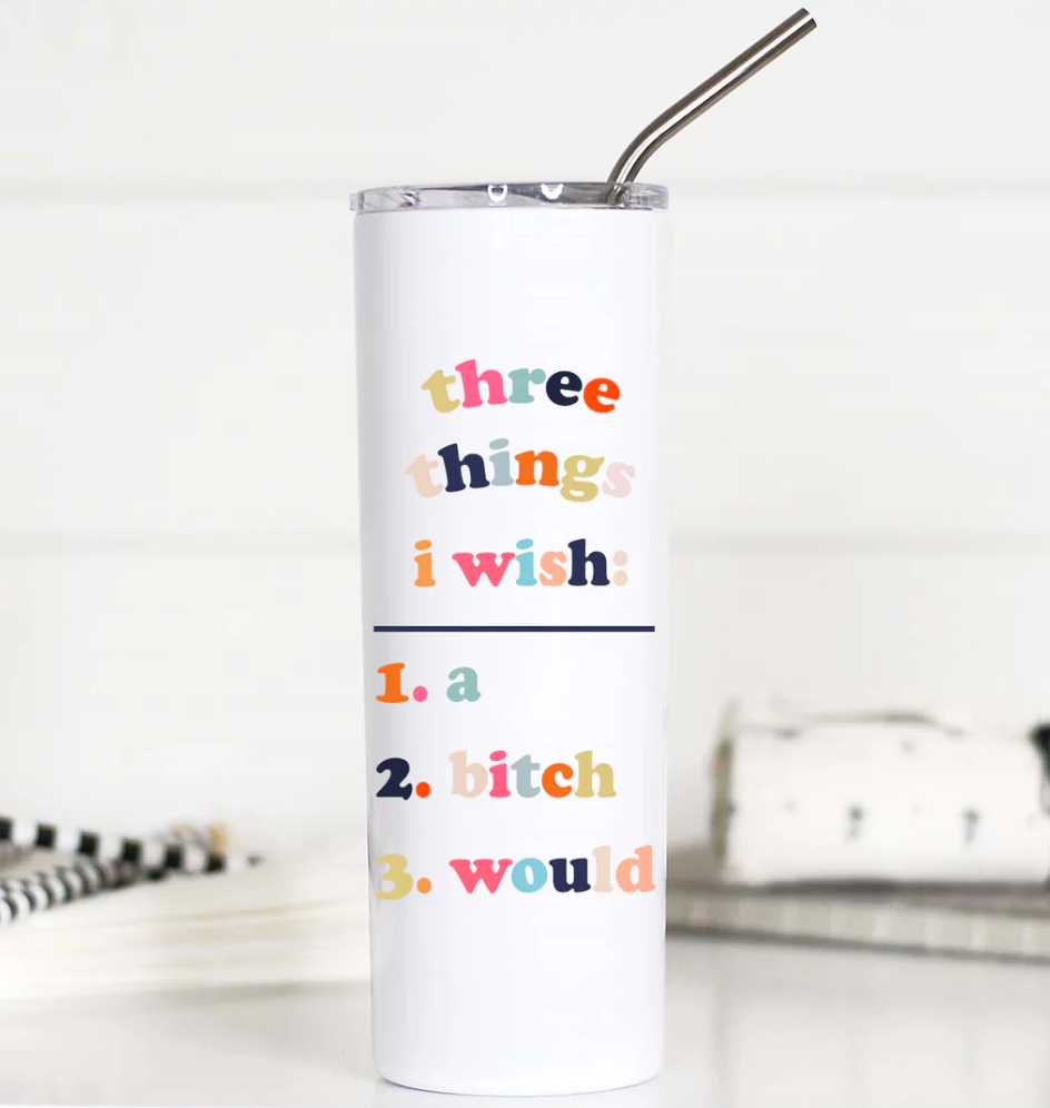 Three Things Tall Travel Cup
