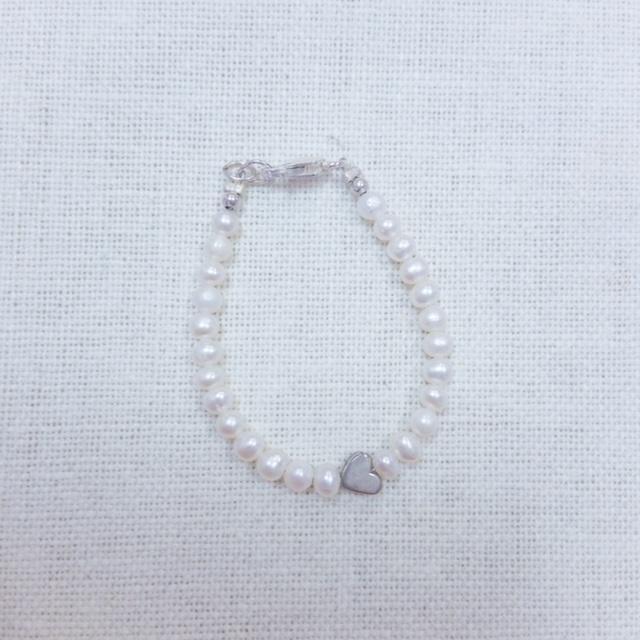 Pearl Bracelet with Heart