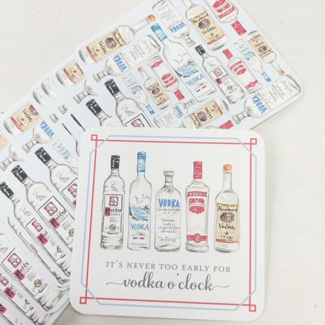 Vodka Paper Coasters