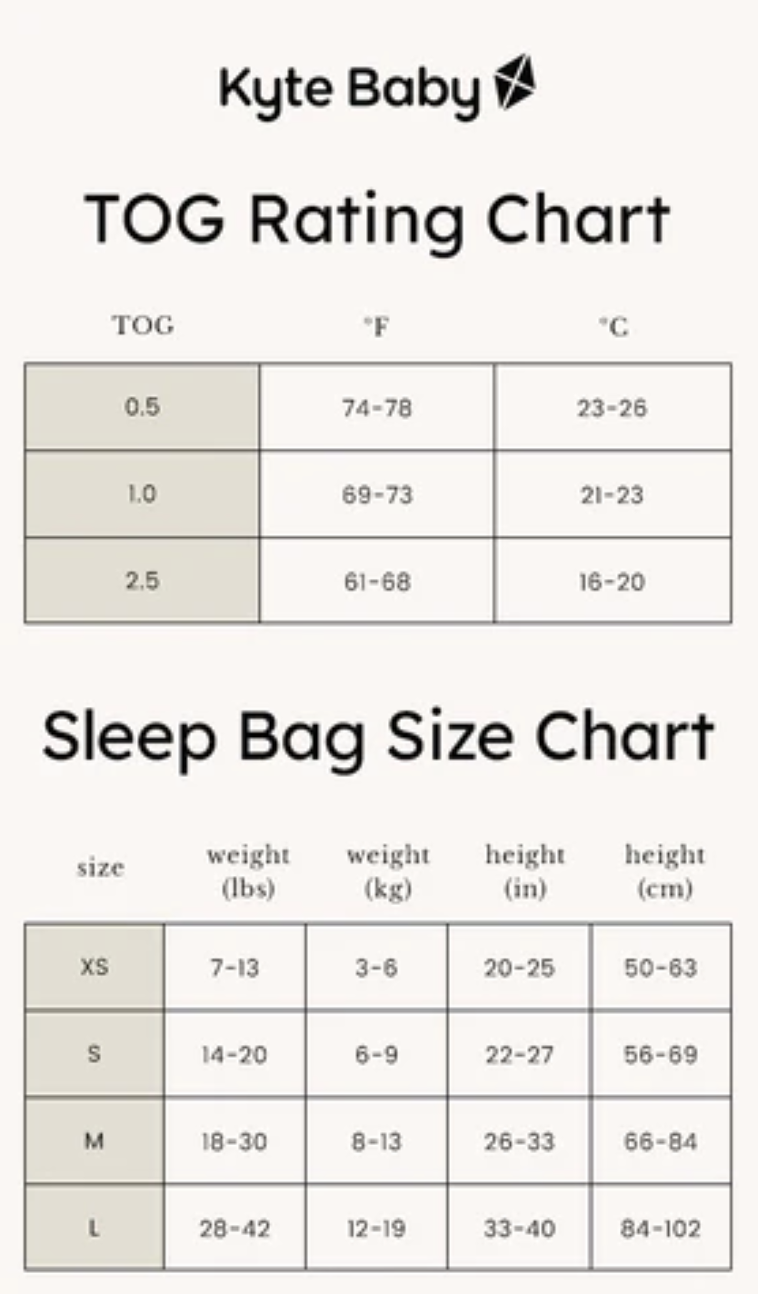 Kyte 1.0 Tog Sleep Bag, Small